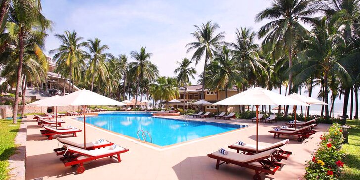 Pravá exotika v 4* resortu ve Vietnamu: 6–12 nocí, polopenze, bazén, u pláže