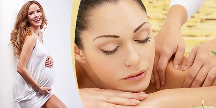 Celotělová relaxační těhotenská masáž