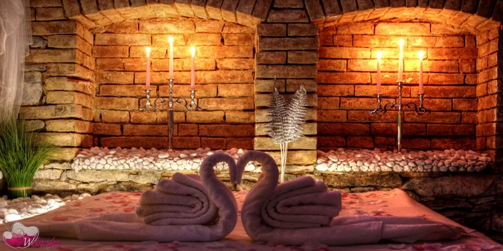 Dvě hodiny romantického lenošení v privátním wellness pro dva