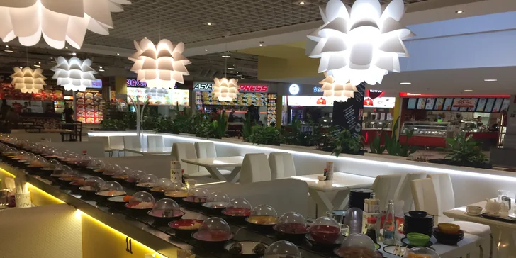 Running sushi: 2 hodiny neomezeného hodování pro 1 nebo 2 osoby
