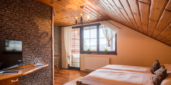 Aktivní pobyt pod Malou Fatrou vč. polopenze a wellness pod širým nebem