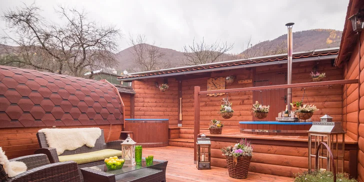 Aktivní pobyt pod Malou Fatrou vč. polopenze a wellness pod širým nebem