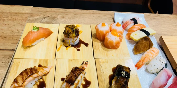 Asijská hostina: sushi and grill all you can eat pro dospělé i děti