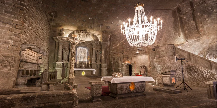 Autobusový výlet do Krakova a solných dolů ve Wieliczce s průvodcem