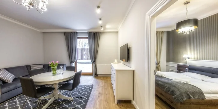 Krásné apartmány v centru Zakopaného s kuchyňkou a neomezeným wellness