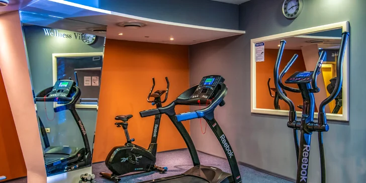 Priamo v hoteli si môžete aj zašportovať vo fitness centre.