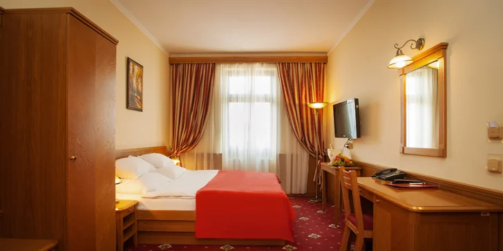 Užijte si Prahu: noc ve 4* hotelu na dosah centra se snídaní i wellness