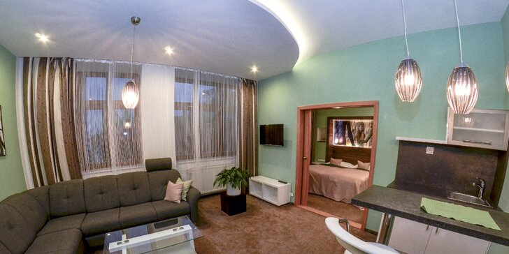 Pobyt v centru Litomyšle: apartmá s masážní vanou i infrakabinou, polopenze