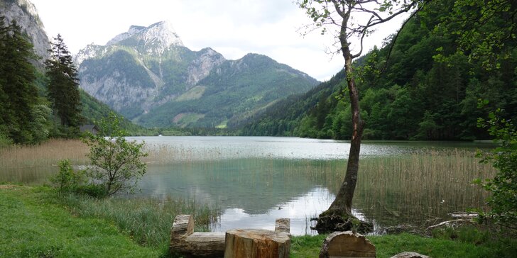Důl na železnou rudu Erzberg a smaragdové jezero Leopoldsteinersee
