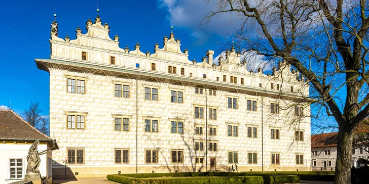 Pobyt v centru Litomyšle: apartmá s masážní vanou i infrakabinou, polopenze