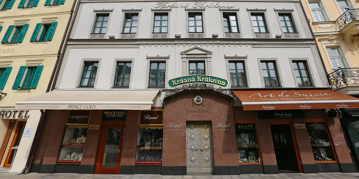 Odpočinek na kolonádě ve Varech: polopenze i hodinová relaxace v lázních