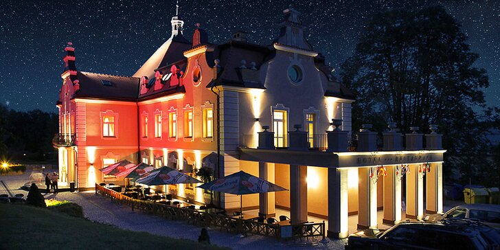 Romantický pobyt na zámku Berchtold: snídaně, lahodné víno i káva