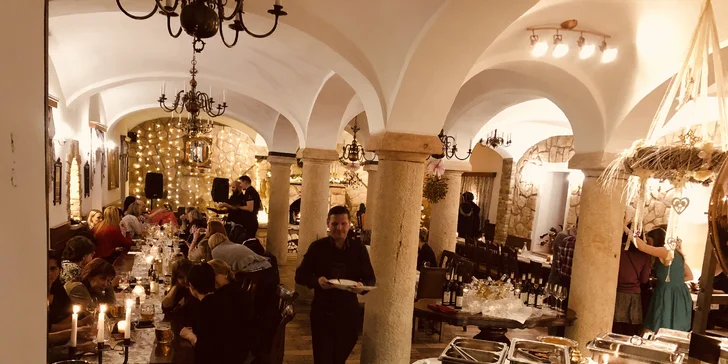 7chodové degustační menu pro dva: grilovaná chobotnice i telecí váleček