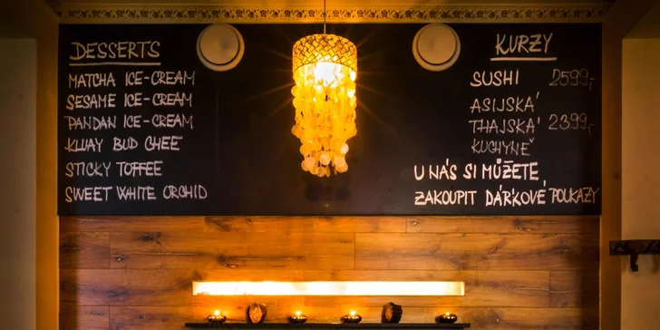 Gastronomické putování: japonské degustační menu v Café Buddha pro dva