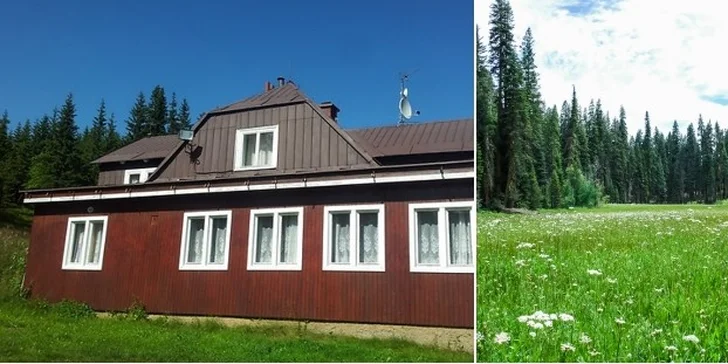 Víkendový pobyt až pro 18 lidí v Krkonoších.