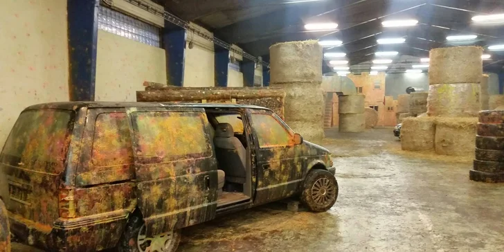 Paintballová bitva v kryté hale a zapůjčení vybavení pro 1 i 10 střelců
