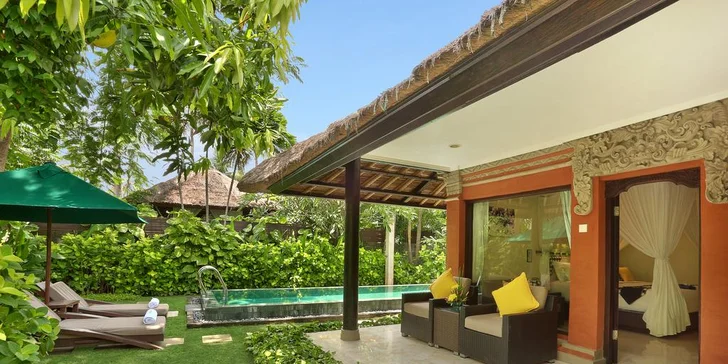Překrásný 4* hotel na Bali: 6–12 nocí, snídaně, 2 bazény, wellness a fitness