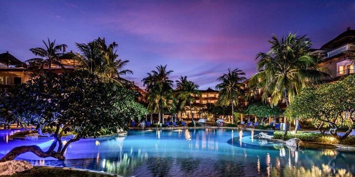 Přepychový 5* resort na Bali: 6–12 nocí, snídaně, obří bazén, fitness a spa