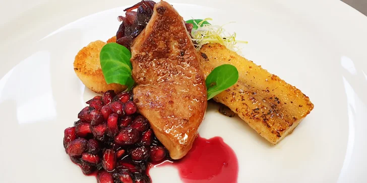 5chodové menu v oceněné restauraci Čeladenka: pštrosí steak i bažantí prso