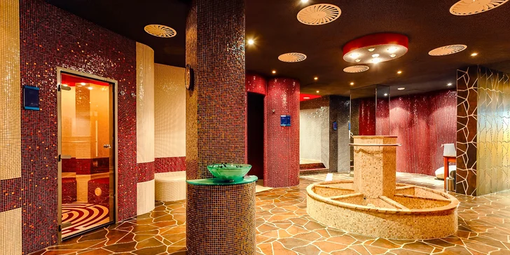 Wellness komplex s vířivkou, saunami a masážemi vám poskytne vytoužený relax.