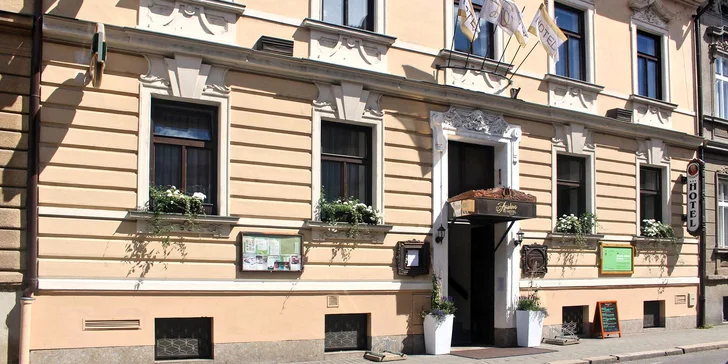 Víkendové pobyty v hotelu s rodinnou atmosférou v Českých Budějovicích