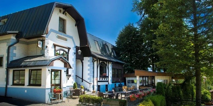 Relax v centru lázeňského města Rajecké Teplice s privátním wellness pro dva