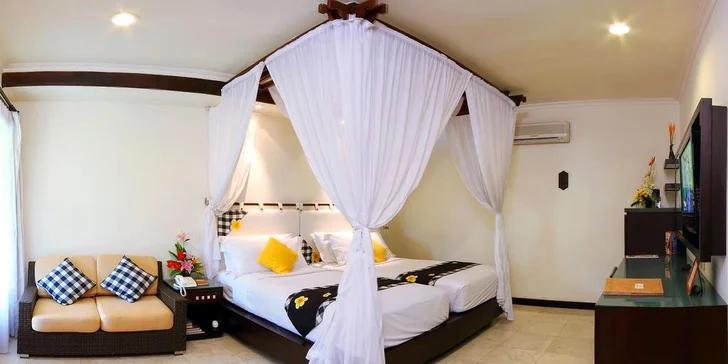Překrásný 4* hotel na Bali: 6–12 nocí, snídaně, 2 bazény, wellness a fitness