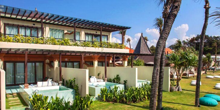 Krásný 4* resort na Bali: 6–12 nocí, snídaně, bazén, wellness, přímo u pláže