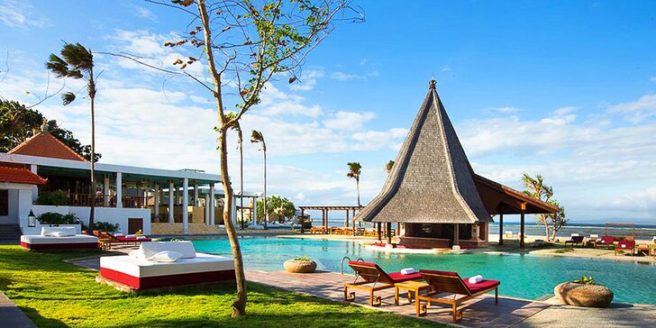 Krásný 4* resort na Bali: 6–12 nocí, snídaně, bazén, wellness, přímo u pláže