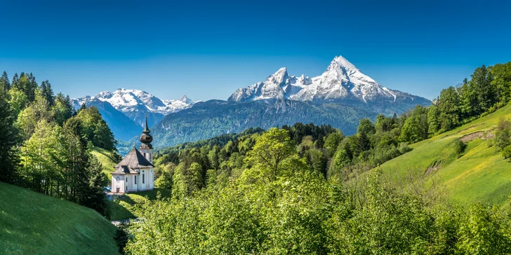 Jednodenní výlet do německých Alp na Orlí hnízdo a k jezeru Königssee