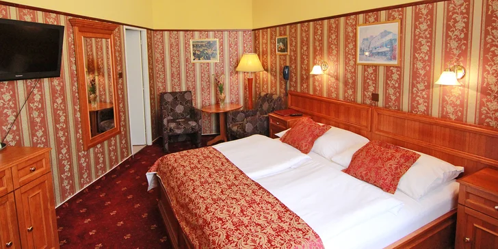Praha romantická: elegantní hotel v srdci Starého Města se snídaní