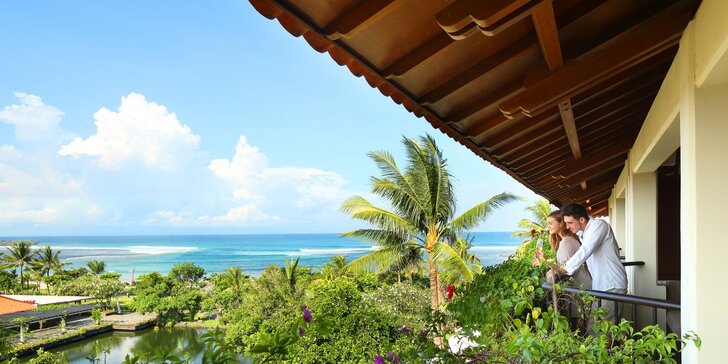 Luxusní 5* resort na Bali: 6–12 nocí, 2 bazény, zábavní programy a česky hovořící delegát