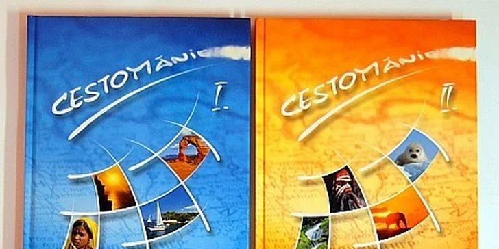 495 Kč za sadu 4 knih Cestománie I. - IV. v hodnotě 1296 Kč