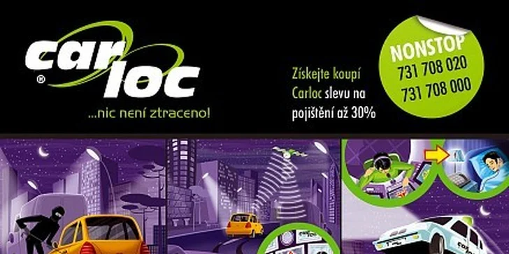 8390 Kč za satelitní vyhledávací systém Carloc Basic Sat v hodnotě 12500 Kč