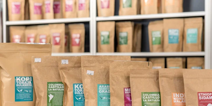 Dárkový poukaz v hodnotě 500 Kč na nákup kávy a čaje v Kopi Luwak