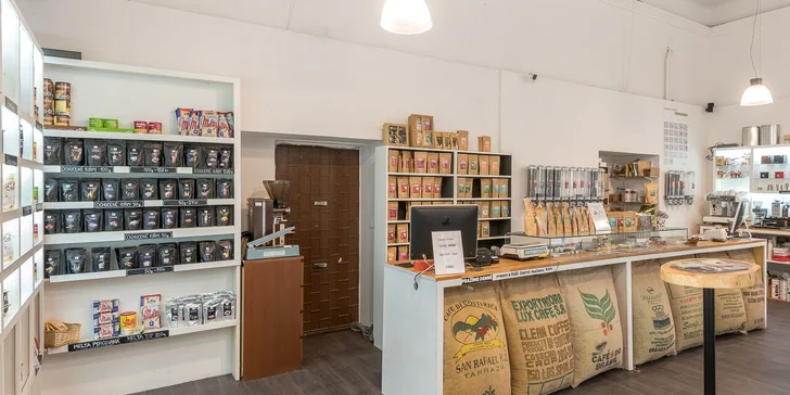 Dárkový poukaz v hodnotě 500 Kč na nákup kávy a čaje v Kopi Luwak