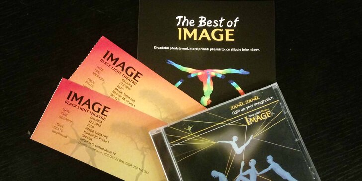 Dárkový balíček v Divadle Image - 2 vstupenky na představení, program a CD