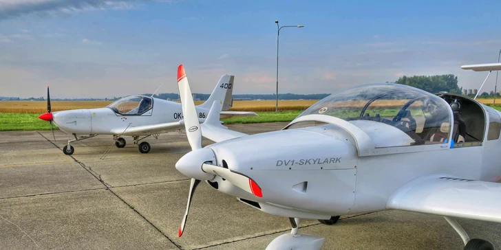 Pilotem na zkoušku: 20–60minutový zážitkový let ve dvoumístném ultralightu