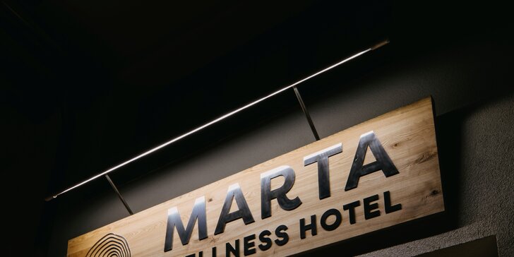 Pobyt na Vysočině pro 2 osoby: 3–4denní relax ve Wellness Hotelu Marta