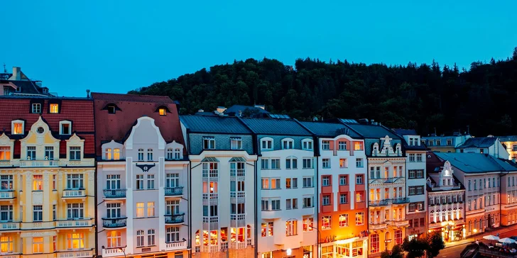 Relaxační pobyt v Karlových Varech s bazénem, procedurami a polopenzí
