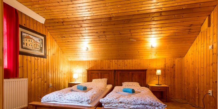 Výlety, lyžovačka i relax v Tatrách s ubytováním v pokojích nebo ve srubech až pro 5 osob