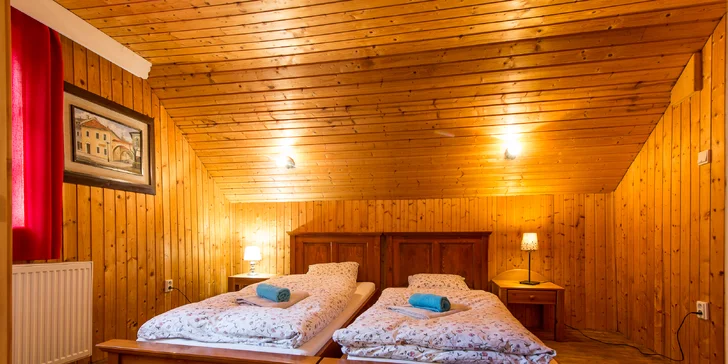 Výlety i relax v Tatrách: dovolená ve vilce či srubech pro 2 až 4 osoby