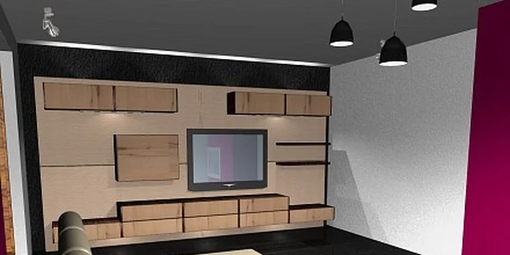 Jen 1499 Kč za návrh a design interiéru v hodnotě 4500 Kč