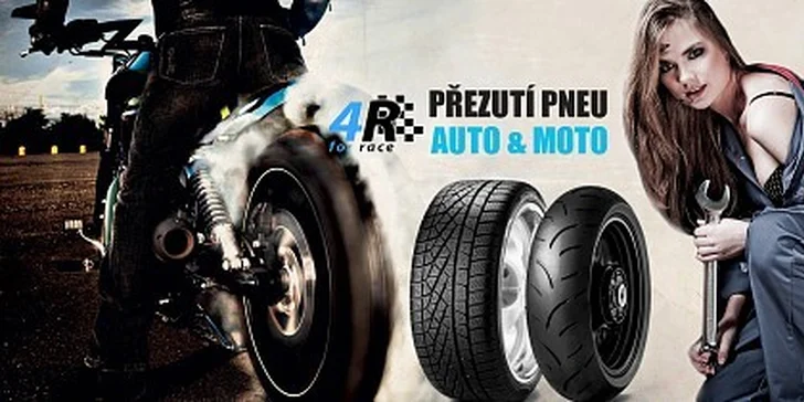 88 Kč za přezutí a vyvážení jednoho kola osobního automobilu místo 120 Kč