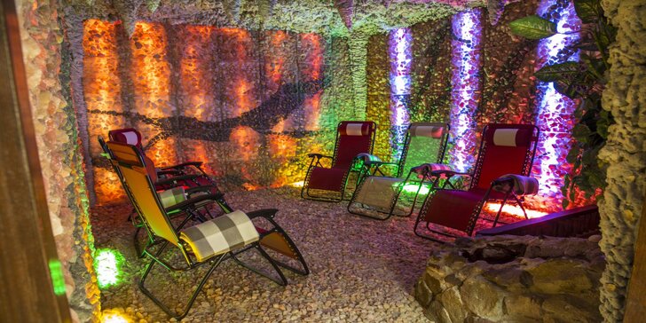 Zdravá relaxace v privátní solné jeskyni pro jednotlivce i rodiny