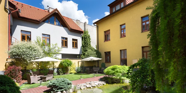 Romantický odpočinek v centru Košic: snídaně, wellness a třeba i masáž