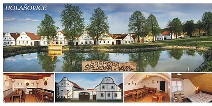 Víkendový pobyt pro 2 os. v pensionu Špejchar u Vojty Holašovice za 900 Kč
