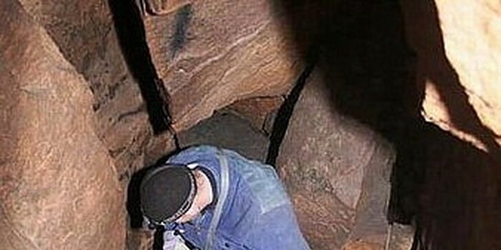 1200 Kč za  kurz speleologie v jeskyních v Labském údolí u Děčína