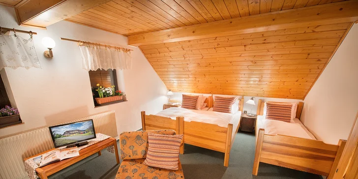 2 nebo 3 noci v malebném šumavském hotelu s domácí kuchyní