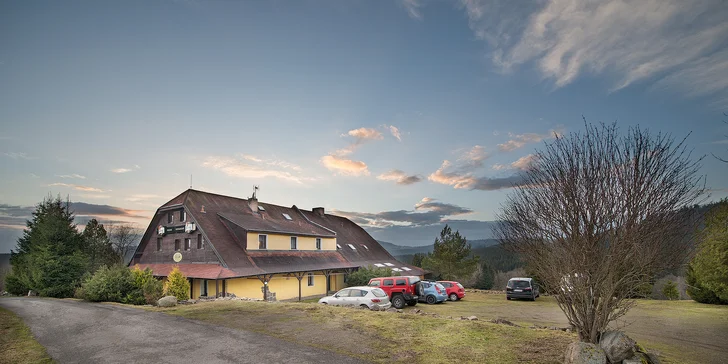 2 nebo 3 noci v malebném šumavském hotelu s domácí kuchyní